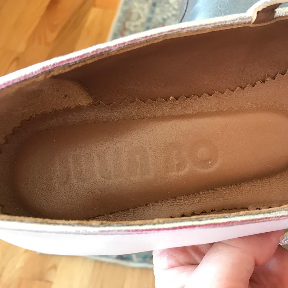 JULIA BO HANDCRAFTED WHITE MARY JANE - Picture 9 of 16